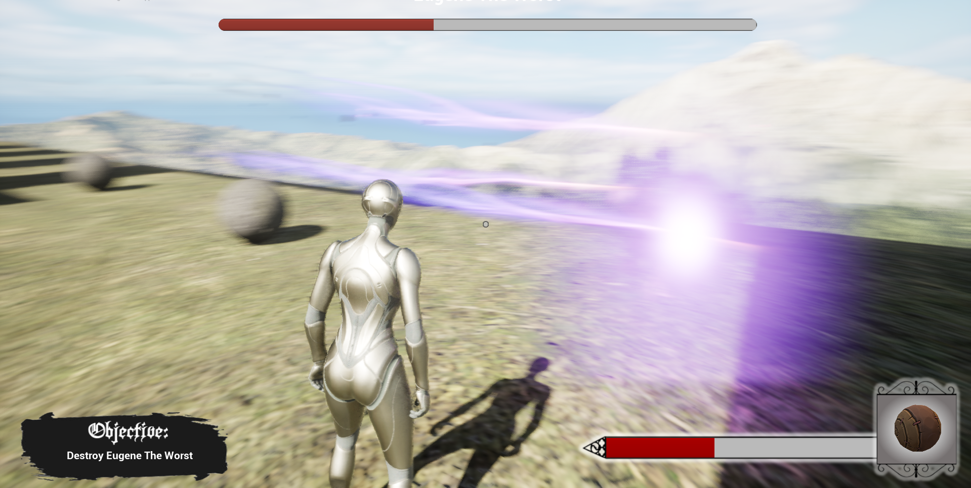 Accidental Assassin boss character moving in travel state
