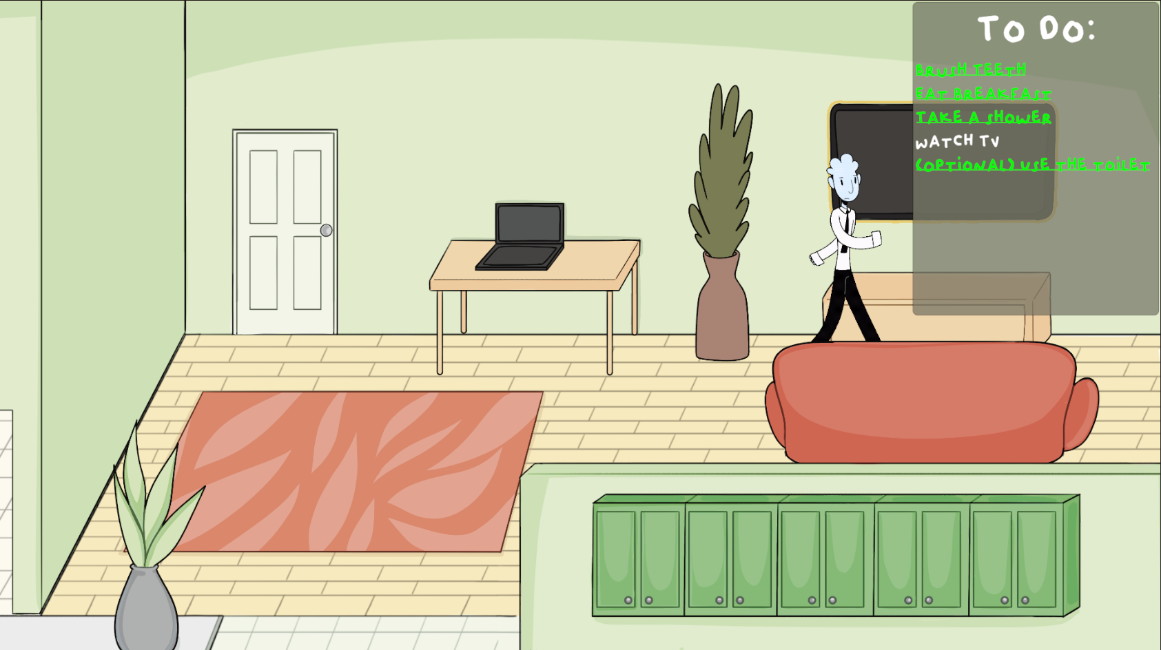 Elephant in the room Gameplay tv task