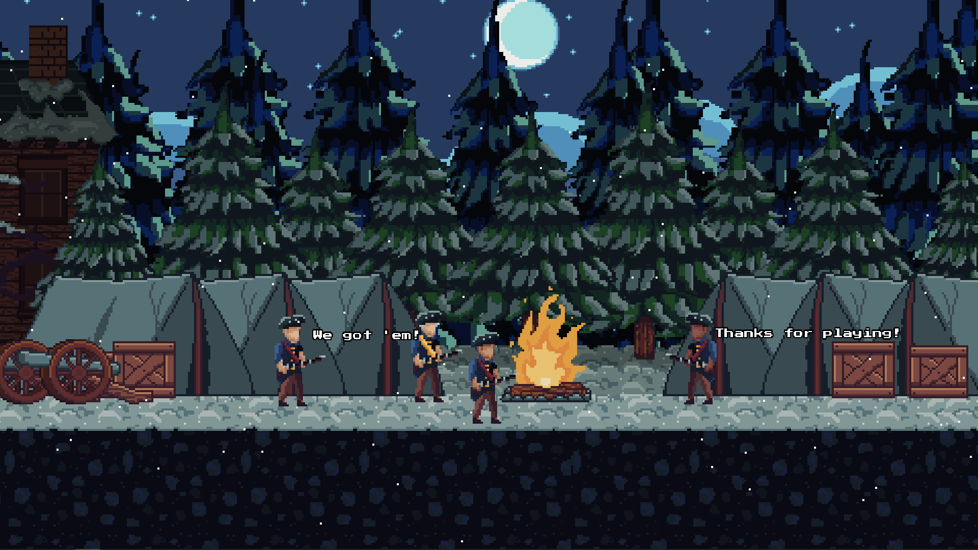 Washington's Crossing End screen level image